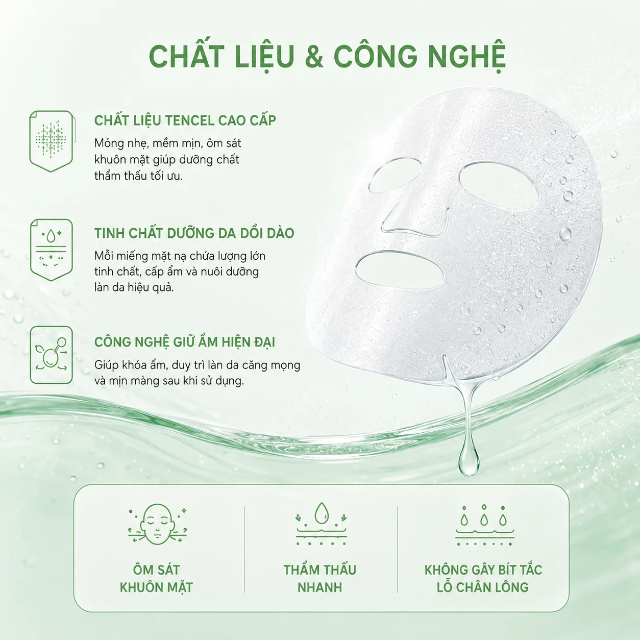 Mặt nạ Colorkey Luminous Brightening Facial Mask 25ml x 10 miếng 4
