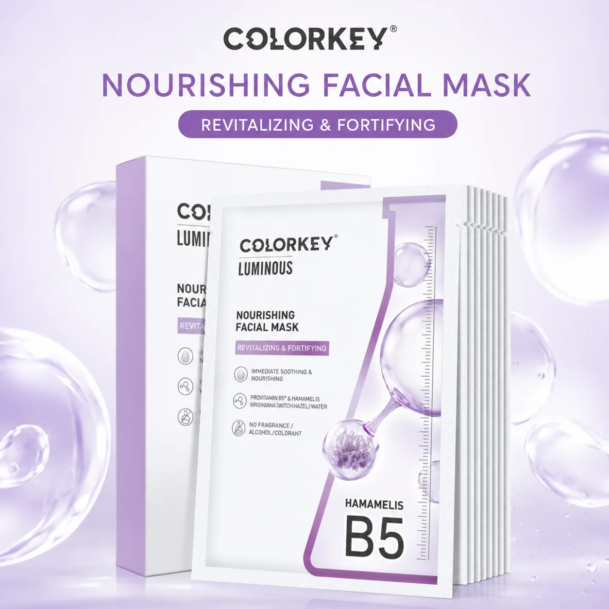 Mặt nạ Colorkey Nourishing Facial Mask 25ml x 10 miếng