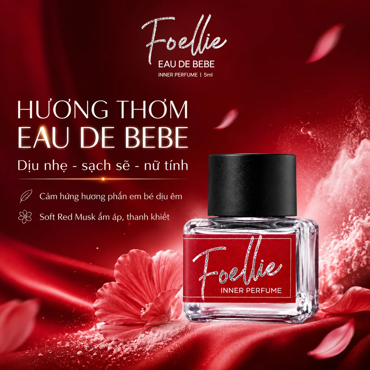 Nước hoa vùng kín Foellie Eau De Bebe 5ml 3