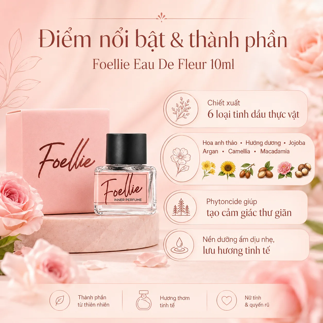 Nước hoa vùng kín Foellie Eau De Fleur 10ml 3