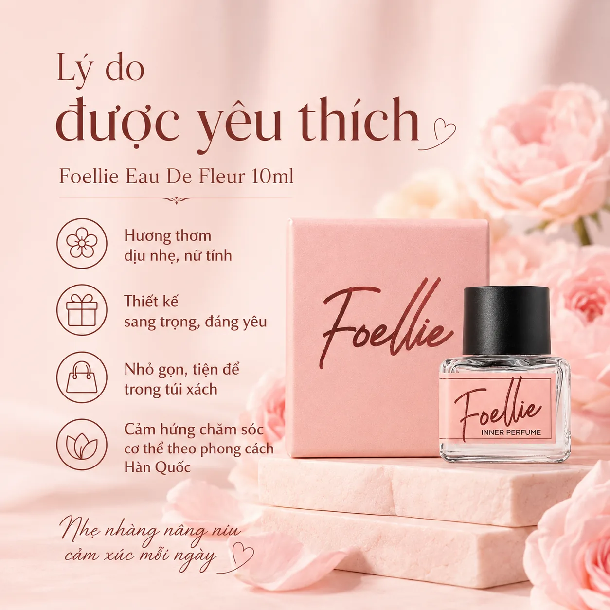 Nước hoa vùng kín Foellie Eau De Fleur 10ml 5