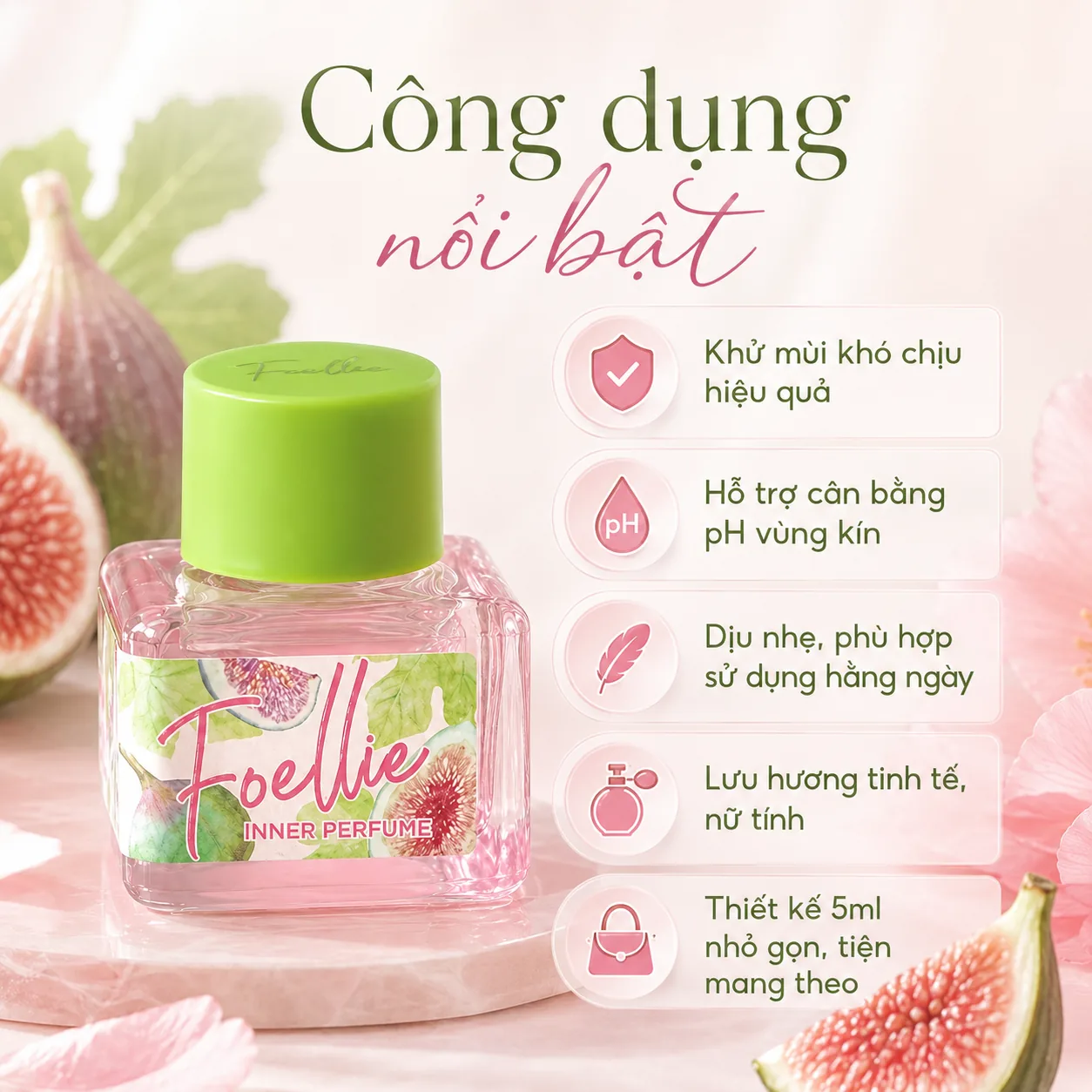 Nước hoa vùng kín Foellie Eau De Summer Fig 5ml 4