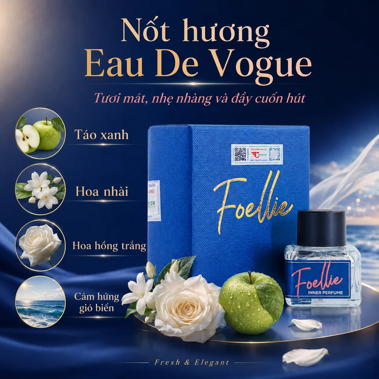 Nước hoa vùng kín Foellie Eau De Vogue 5ml 3