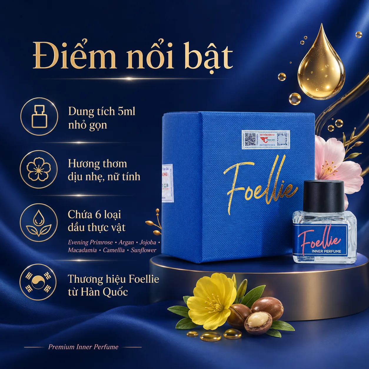 Nước hoa vùng kín Foellie Eau De Vogue 5ml 4