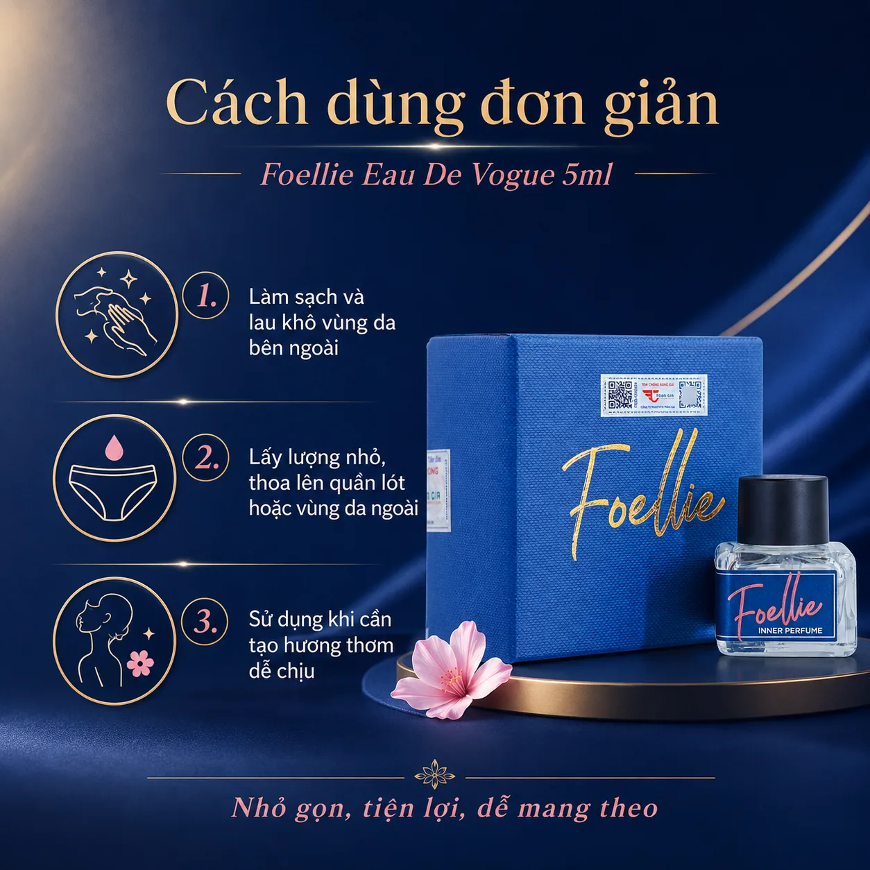 Nước hoa vùng kín Foellie Eau De Vogue 5ml 5