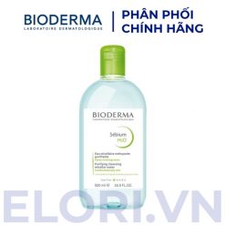Nước Tẩy Trang Bioderma Sébium H2O Dành Cho Da Dầu & Hỗn Hợp 500ml