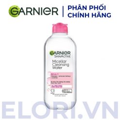 Nước Tẩy Trang Garnier Hồng Dành Cho Da Nhạy Cảm Micellar Cleansing Water All-in-1