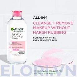 Nước Tẩy Trang Garnier Dành Cho Da Nhạy Cảm 10 Nước Tẩy Trang Garnier Hồng Dành Cho Da Nhạy Cảm Micellar Cleansing Water All-in-1
