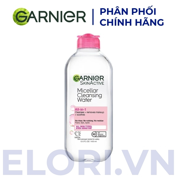 Nước Tẩy Trang Garnier Dành Cho Da Nhạy Cảm 1 Nước Tẩy Trang Garnier Hồng Dành Cho Da Nhạy Cảm Micellar Cleansing Water All-in-1