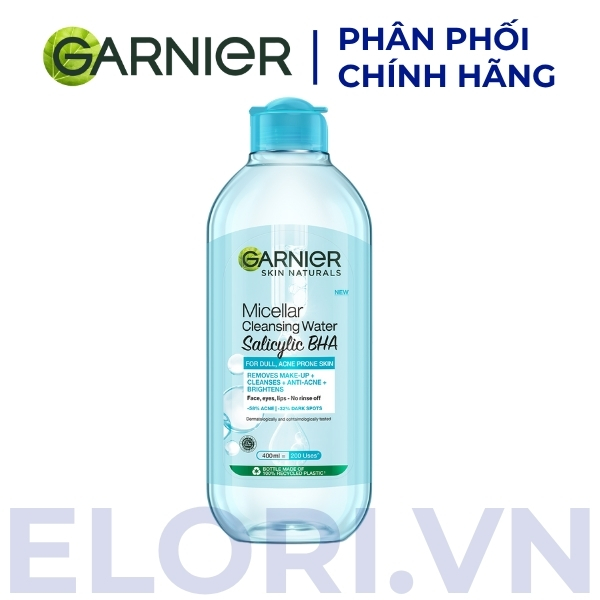 Nước Tẩy Trang Garnier Cho Da Dầu & Mụn 1 Nước Tẩy Trang Garnier Xanh Cho Da Dầu Và Mụn