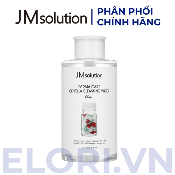 Nước Tẩy Trang JMsolution Dành Cho Da Dầu Mụn & Nhạy Cảm 1 Nước Tẩy Trang JMsolution Dành Cho Da Dầu Mụn & Nhạy Cảm - Derma Care Centella Cleansing Water Clear