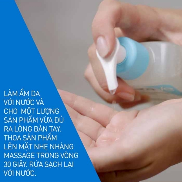 Sữa Rửa Mặt CeraVe Hỗ Trợ Tẩy Da Chết - SA Smoothing Cleanser 4 Sữa rửa mặt Cerave Renewing SA Cleanser hỗ trợ tẩy da chết