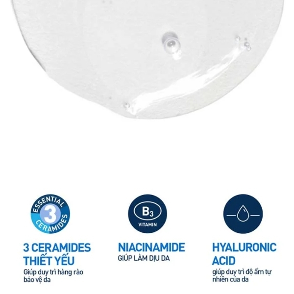 Sữa Rửa Mặt CeraVe Dành Cho Da Thường & Da Dầu - Foaming Cleanser 3 Sữa rửa mặt Cerave dành cho da thường & da dầu