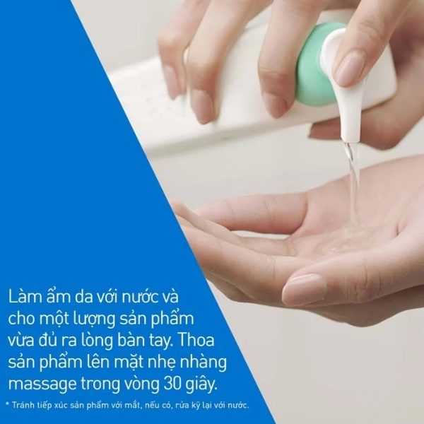 Sữa Rửa Mặt CeraVe Dành Cho Da Thường & Da Dầu - Foaming Cleanser 4 Sữa rửa mặt Cerave dành cho da thường & da dầu