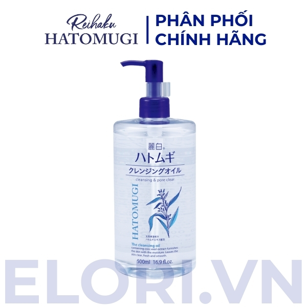 Dầu Tẩy Trang Reihaku Hatomugi Làm Sạch Da, Thông Thoáng Lỗ Chân Lông – Cleansing & Pore Clear Oil 1 Dầu Tẩy Trang Reihaku Hatomugi - Cleansing & Pore Clear Oil