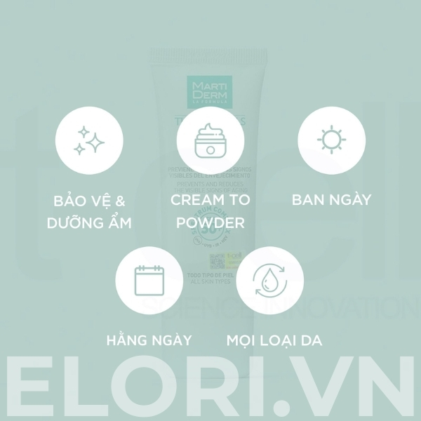 Kem Chống Nắng MartiDerm Ngăn Ngừa Lão Hóa & Chống Nám - The Originals Proteos Screen SPF50+ Fluid Cream 4 Kem Chống Nắng MartiDerm Ngăn Ngừa Lão Hóa & Chống Nám