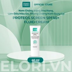 Kem Chống Nắng MartiDerm Ngăn Ngừa Lão Hóa & Chống Nám - The Originals Proteos Screen SPF50+ Fluid Cream 5 Kem Chống Nắng MartiDerm Ngăn Ngừa Lão Hóa & Chống Nám