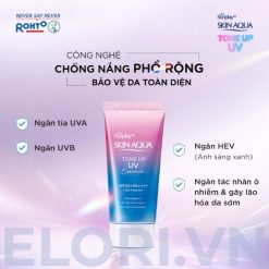Kem Chống Nắng Skin Aqua Tím - Tone Up UV Essence Lavender 11 Kem Chống Nắng Skin Aqua Tím - Tone Up UV Essence