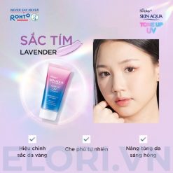 Kem Chống Nắng Skin Aqua Tím - Tone Up UV Essence Lavender 10 Kem Chống Nắng Skin Aqua Tím - Tone Up UV Essence