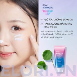 Kem Chống Nắng Skin Aqua Tím - Tone Up UV Essence Lavender 9 Kem Chống Nắng Skin Aqua Tím - Tone Up UV Essence