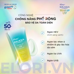 Kem Chống Nắng Skin Aqua Xanh Bạc Hà - Tone Up UV Essence Mint Green