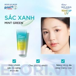 Kem Chống Nắng Skin Aqua Xanh Bạc Hà - Tone Up UV Essence Mint Green