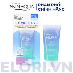 Kem Chống Nắng Skin Aqua Xanh - Tone Up UV Essence Blue