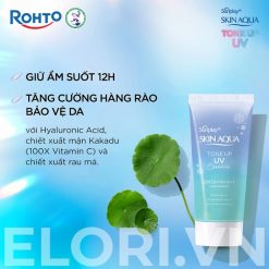 Kem Chống Nắng Skin Aqua Xanh - Tone Up UV Essence Blue