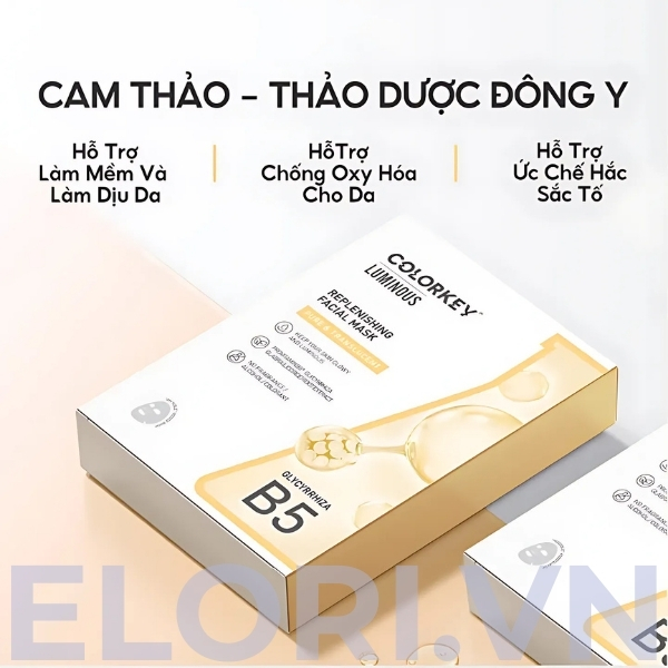 Mặt Nạ Colorkey B5 Luminous Thảo Dược Đông Y - Replenishing Facial Mask 2 Mặt Nạ Colorkey Luminous Thảo Dược Đông Y - Replenishing Facial Mask