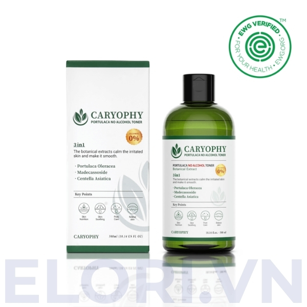 Nước Hoa Hồng Caryophy Không Cồn Dịu Nhẹ - Portulaca Toner 4 Nước Hoa Hồng Caryophy Không Cồn Dịu Nhẹ - Portulaca Toner