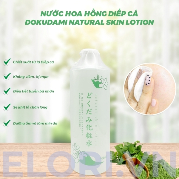 Nước Hoa Hồng Chinoshio Diếp Cá - Dokudami Natural Skin Lotion 2 Nước Hoa Hồng Chinoshio Diếp Cá - Dokudami Natural Skin Lotion