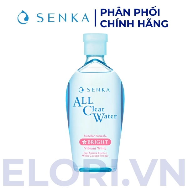Nước Tẩy Trang Senka Micellar Dưỡng Sáng Cấp Ẩm 0% Cồn - All Clear Water Bright 1 Nước Tẩy Trang Senka Micellar Dưỡng Sáng Cấp Ẩm 0% Cồn - All Clear Water Bright