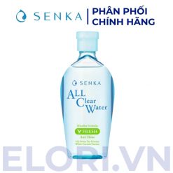 Nước Tẩy Trang Senka Micellar Giảm Bóng Nhờn 0% Cồn - All Clear Water Fresh