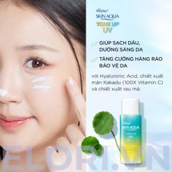 Sữa Chống Nắng Skin Aqua Xanh Bạc Hà – Tone Up UV Milk Mint Green 10 Sữa Chống Nắng Skin Aqua Xanh Bạc Hà – Tone Up UV Milk Mint Green