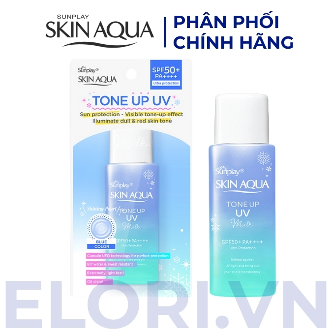 Sữa Chống Nắng Skin Aqua Xanh – Tone Up UV Milk Blue 1 Sữa Chống Nắng Skin Aqua Xanh – Tone Up UV Milk Blue