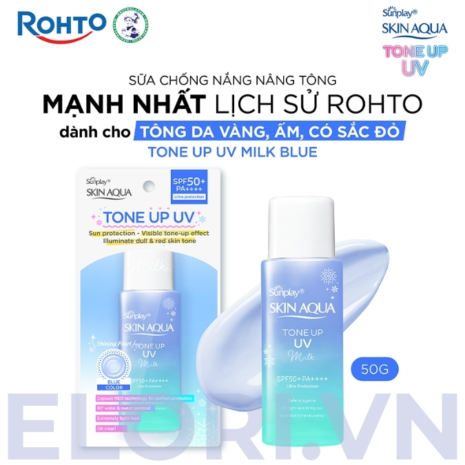 Sữa Chống Nắng Skin Aqua Xanh – Tone Up UV Milk Blue 2 Sữa Chống Nắng Skin Aqua Xanh – Tone Up UV Milk Blue