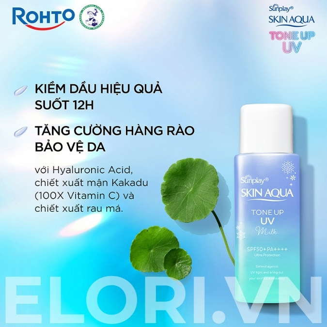 Sữa Chống Nắng Skin Aqua Xanh – Tone Up UV Milk Blue 6 Sữa Chống Nắng Skin Aqua Xanh – Tone Up UV Milk Blue