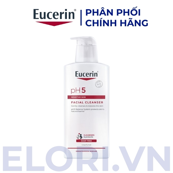Sữa Rửa Mặt Eucerin Cho Da Nhạy Cảm - PH5 Facial Cleanser Sensitive Skin 1 Sữa Rửa Mặt Eucerin Cho Da Nhạy Cảm - PH5 Facial Cleanser Sensitive Skin