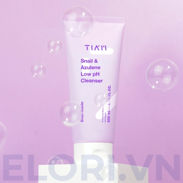 Sữa Rửa Mặt Tiam Ốc Sên - Snail & Azulene Low pH Cleanser 5 Sữa Rửa Mặt Tiam Ốc Sên - Snail & Azulene Low pH Cleanser (2)