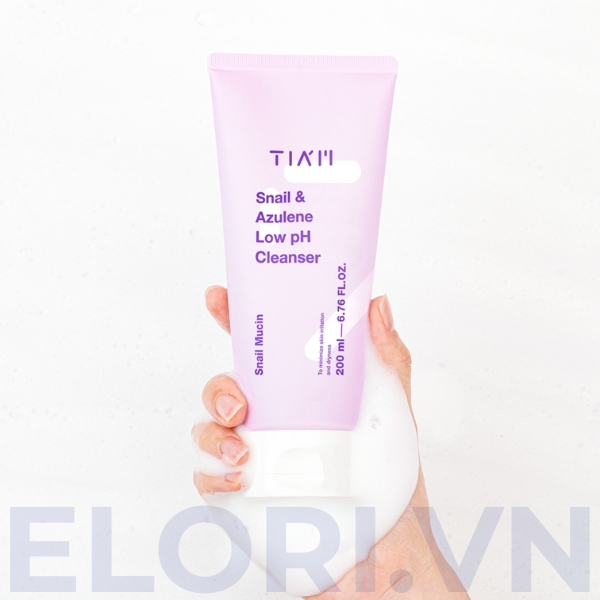 Sữa Rửa Mặt Tiam Ốc Sên - Snail & Azulene Low pH Cleanser 3 Sữa Rửa Mặt Tiam Ốc Sên - Snail & Azulene Low pH Cleanser (4)