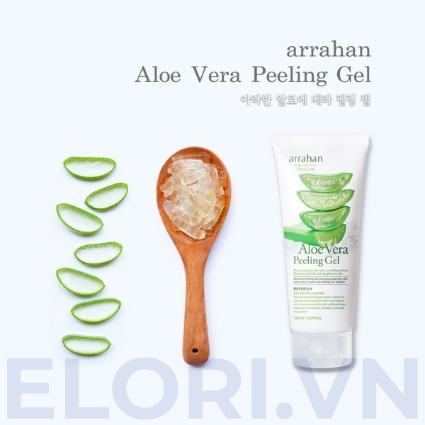 Tẩy Tế Bào Chết Arrahan Nha Đam – Aloe Vera Peeling Gel 3 Tẩy Tế Bào Chết Arrahan Nha Đam – Aloe Vera Peeling Gel