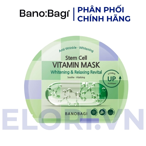 Mặt Nạ Banobagi Dưỡng Trắng Và Phục Hồi Da - Stem Cell Vitamin Mask Whitening & Relaxing Revital 1 Mặt Nạ Banobagi Dưỡng Trắng Và Phục Hồi Da - Stem Cell Vitamin Mask Whitening & Relaxing Revital