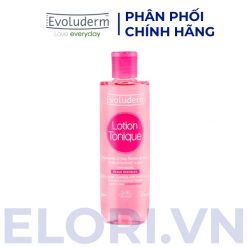 Nước Hoa Hồng Evoluderm Dành Cho Da Khô Nhạy Cảm - Lotion Tonique Peaux Sensibles