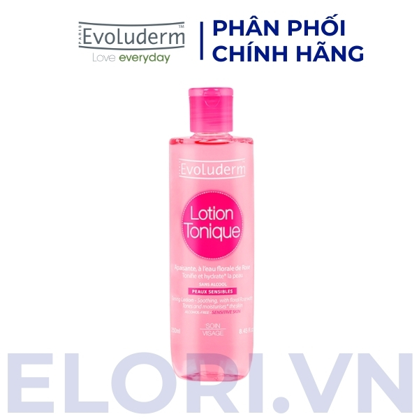 Nước Hoa Hồng Evoluderm Dành Cho Da Khô Nhạy Cảm - Lotion Tonique Peaux Sensibles 1 Nước Hoa Hồng Evoluderm Dành Cho Da Khô Nhạy Cảm - Lotion Tonique Peaux Sensibles