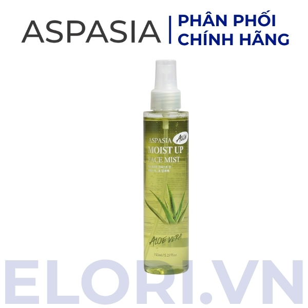 Xịt Khoáng Aspasia Lô Hội - Moist Up Face Mist 1 Xịt Khoáng Aspasia