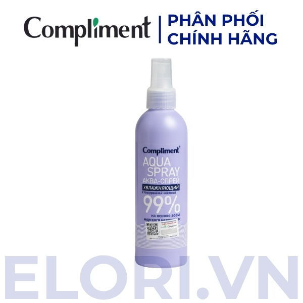 Xịt Khoáng Compliment Aqua Spray - Aqua Spray (Tím) 1 Xịt Khoáng Compliment